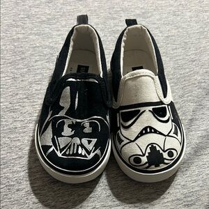 GAP Black and White Sneakers with Star Wars Design